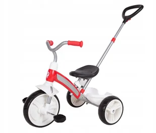 Qplay Rowerek Trójkołowy Elite Plus Red - Rowerki biegowe - miniaturka - grafika 2