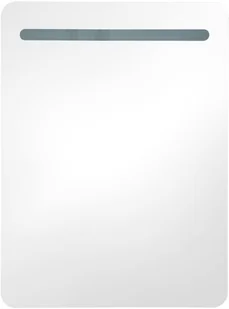 vidaXL Lumarko Szafka łazienkowa z lustrem i LED, czarna, 60x11x80 cm 326503 - Szafki łazienkowe - miniaturka - grafika 4