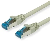 Kable miedziane - Value S/FTP Patch kabel KAT6 A, szary, szary 10m 21.99.0867 - miniaturka - grafika 1