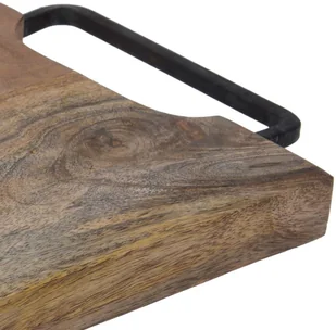 EH Excellent Houseware Deska drewniana MANGO do krojenia serwowania 44x19 cm 121302 - Deski do krojenia - miniaturka - grafika 3