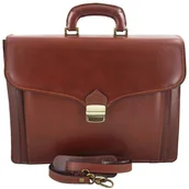 Teczki i aktówki - Barberini's Barberinis - teczki męskie ze skóry naturalnej - Brązowa 601-6 - miniaturka - grafika 1