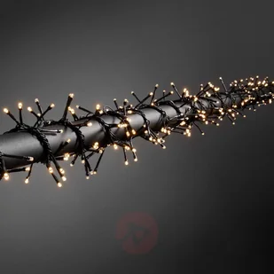 Konstsmide 3736 100 Micro LED Büschel lampki świąteczne ""Cluster""/na zewnątrz (IP44)/zasilana na baterie: 4 X D 1.5 V (brak w wyposażeniu)/O czujnik światła, 6h i 9H Timer/480 Warm biał (3736-100) - Pozostałe oświetlenie - miniaturka - grafika 2