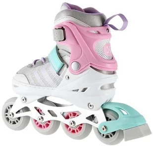 Nils EXTREME NH18192 4w1 RÓŻOWY ROZM.M(34-38) ŁYŻWOROLKI Z WYM. PŁ. FIGUROWĄ EXTREME 16-21-089 - Rolki - miniaturka - grafika 7