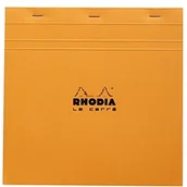 Notesy i bloczki - Rhodia notatnik zszyte i mikroperforiert, pomarańczowy 210200C - miniaturka - grafika 1