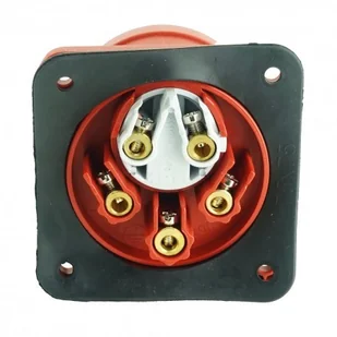 TP Electric Wtyczka tablicowe zwrotnica faz prosta 5P 16A 400V IP44 75x75 2177 3105-354-1600 - Osprzęt siłowy - miniaturka - grafika 7