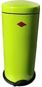 Kosze na śmieci - Wesco capboy Maxi pojemnik na odpady, stal nierdzewna, Limegreen, 30 x 30 x 64 cm 121 531-20 - miniaturka - grafika 1