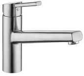 Baterie kuchenne - KWC Luna E Stal szlachetna (115.0481.988) - miniaturka - grafika 1