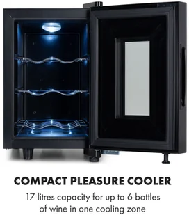 Klarstein Bellevin 6 Uno - Chłodziarki do wina - miniaturka - grafika 3