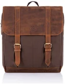 Plecaki - DUŻY MĘSKI PLECAK VINTAGE PAOLO PERUZZI - miniaturka - grafika 1