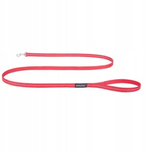 Ami Play Smycz Reflective S 150cm/1cm Czerwona - Smycze dla psów - miniaturka - grafika 2