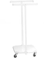 Kosze na śmieci - AJ Produkty Stojak na worki na śmieci, 4 koła gumowe, 910x450x380 mm, 125 L - miniaturka - grafika 1