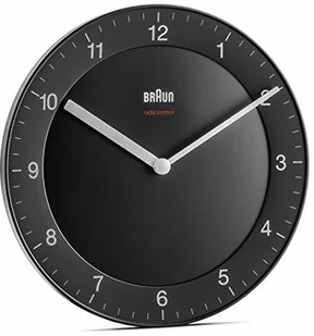 Braun klasyczny radiowy zegar ścienny do strefy środkowej Europy (MEZ/GMT+1) z cichym mechanizmem zegarowym, czytelny cyferblat o średnicy 20 cm w kolorze czarnym, model BC06B-DCF BC06B-DCF - Zegary Braun klasyczny radiowy zegar ścienny do strefy środkowej Europy (MEZ/GMT+1) z cichym mechanizmem zegarowym, czytelny cyferblat o średnicy 20 cm w kolorze czarnym, model BC06B-DCF BC06B-DCF - Zegary - miniaturka - grafika 1