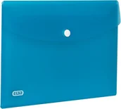 Artykuły biurowe - Elba portfele Urban DIN A4, zaokrąglone narożniki, guzik zatrzaskowy verschlu, opakowanie z 5 kieszeniami, z tworzywa sztucznego, półprzezroczysty, sortowane, niebieski A5 400104468 - miniaturka - grafika 1