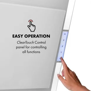 Klarstein Mirage 90 Biały (CGCH3-Mirage90-WH) - Okapy kuchenne - miniaturka - grafika 8