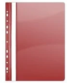 Szkolne artykuły papiernicze - PBS Skoroszyt do segregatora A4 czerwony 10 sztuk Connect Polska - miniaturka - grafika 1