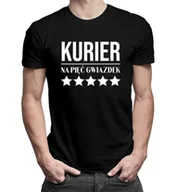 Koszulki męskie - Koszulkowy Kurier na pięć gwiazdek - męska koszulka z nadrukiem 13346 - miniaturka - grafika 1