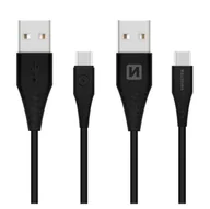 Ładowarki do telefonów - Swissten przewód do transmisji danych USB USB C 3.1 CZARNY 1,5 M 9mm) 71504403 # Wpisz kod MDC5PL22 i uzyskaj dodatkowe 25 % rabatu na ten produkt promocja do 17.05.2020 - miniaturka - grafika 1