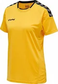 Koszulki sportowe damskie - Hummel HmlAuthentic Poly Jersey damska koszulka z dżerseju S/S żółty Sports Yellow/Black X-L 204921-5115 - miniaturka - grafika 1