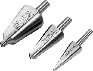Yato ZESTAW WIERTEŁ STOŻKOWYCH 3 SZT YT-44730 ZYSKAJ RABAT 30 ZŁ YT-44730 - Wiertła - miniaturka - grafika 2