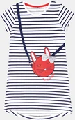 Piżamy dla dziewczynek - Dodo Dzieczęca koszula nocna Buny w paski - miniaturka - grafika 1