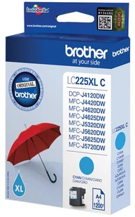 Brother Brother LC 225C zamiennik LC225XLC - Tusze oryginalne - miniaturka - grafika 5