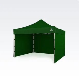 BRIMO Namiot Handlowy 3x3m - plus 3 ściany - Zielony - Pawilony ogrodowe BRIMO Namiot Handlowy 3x3m - plus 3 ściany - Zielony - Pawilony ogrodowe - miniaturka - grafika 1