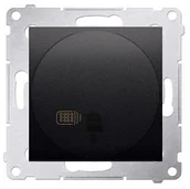 Wyłączniki światła i elektryczne - Kontakt Kontakt_Simon Łącznik zdalnie sterowany z przekaźnikiem (moduł) 8(2) A. 230V antracyt Wymagana instalacja 3-przewodowa DWP10P.01/48 - miniaturka - grafika 1