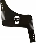 Kosmetyki i akcesoria do pielęgnacji brody - Szablon Grzebień Do Stylizacji Brody Zarostu - miniaturka - grafika 1