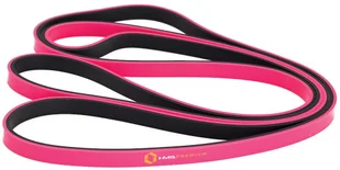 HMS Guma do ćwiczeń GU06 różowo-czarna 13 x 5 x 2250 mm - - Gumy, taśmy, ekspandery - miniaturka - grafika 3