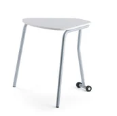 Meble do szkół i przedszkoli - AJ Produkty Stół składany HEX, 740x800x620 mm, aluminium, szary - miniaturka - grafika 1