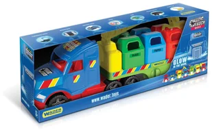 Wader Pojazd Magic Truck basic Śmieciarka recykling - Samochody i pojazdy dla dzieci - miniaturka - grafika 2