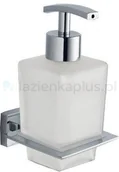 Dozowniki papieru i mydła dla firm - Aqualine Aqualine Apollo dozownik do mydła chrom szkło 141619 - miniaturka - grafika 1