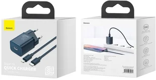 Baseus Super Si | Ładowarka sieciowa USB-C + kabel 1m USB-C - Lightning do iPhone Power Delivery 20W TZCCSUP-B03 - Ładowarki do telefonów - miniaturka - grafika 11