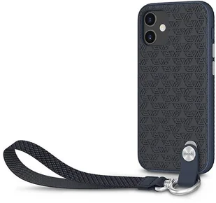 Moshi Altra - Etui z odpinaną smyczką iPhone 12 Mini (system SnapTo) (Denim Blue) - Etui i futerały do telefonów - miniaturka - grafika 2