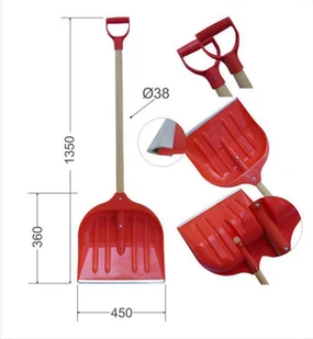 maxpol ŁOPATA DO ŚNIEGU PLASTIKOWA DUŻA - Łopaty do śniegu - miniaturka - grafika 2