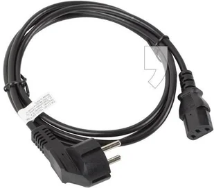 LANBERG LANBERG Kabel zasilający CEE 7/7 IEC 320 C13 1.8M czarny (CA-C13C-10CC-0018-BK) - Kable komputerowe i do monitorów - miniaturka - grafika 7
