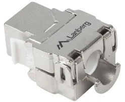LANBERG Moduł Keystone gniazdo RJ45 > LSA beznarzędziowy FTP kat.5e 180° do puszki montażowej KSF5-2000 - Pozostałe akcesoria sieciowe - miniaturka - grafika 6