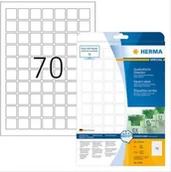 Papier do drukarek - Herma Wymienne etykiety A4 24 x 24 mm białe technologia Movables 10105 10105 - miniaturka - grafika 1