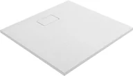 Brodziki prysznicowe - Oltens Bergytan brodzik kwadratowy 90x90 cm RockSurface biały 17101000 - miniaturka - grafika 1