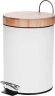 Kosze na śmieci - FENIKS Brunbeste Lumarko Stalowy 3l z pokrywą bambusową 1134 1134 Kinghoff - miniaturka - grafika 1
