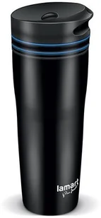 Lamart Kubek termiczny MANQ LT4050 czarny/niebieski) - Kubki termiczne - miniaturka - grafika 3
