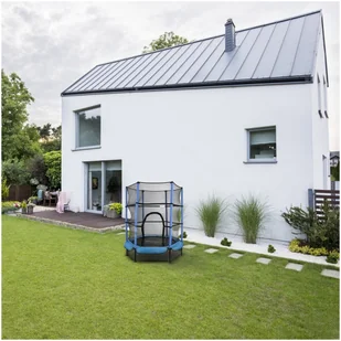 HyperMotion Trampolina domowa 140cm z siatką ochronną - dla dzieci 3-6 lat TRAMPOLINA MINI 55 - Zabawki i gry sportowe - miniaturka - grafika 4