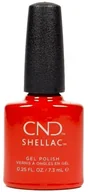 Lakiery hybrydowe - CND CND Shellac Devil Red 7.3ml 639370008370 - miniaturka - grafika 1