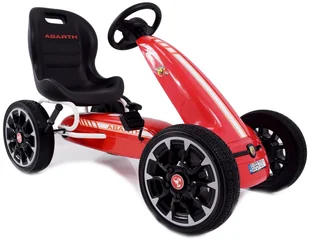 Super-Toys WIELKI LICENCJONOWANY GOKART FIAT ABARTH KOŁA EVA JAKOŚĆ /PB9388A PB-9388A-BIAŁY - Jeździki dla dzieci Super-Toys WIELKI LICENCJONOWANY GOKART FIAT ABARTH KOŁA EVA JAKOŚĆ /PB9388A PB-9388A-BIAŁY - Jeździki dla dzieci - miniaturka - grafika 1