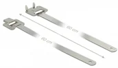 Kanały kablowe - Delock 18765 opaska kablowa Releasable cable tie Stal nierdzewna 10 szt. - miniaturka - grafika 1