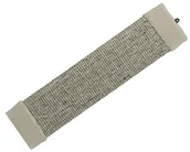 Drapaki dla kotów - Nobby deska do drapania dla kotów z pluszem, szary - miniaturka - grafika 1