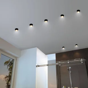 Paulmann Gil wpuszczana LED czarna matowa/złota - Oprawy, klosze i abażury - miniaturka - grafika 4