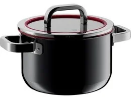 WMF Fusiontec Functional garnek 20cm, 3,7l z pokrywą, czarny 0517305290 - Garnki - miniaturka - grafika 3