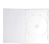 Pudełka i akcesoria na płyty CD - Amaray PUDEŁKO DVD 7MM 2 SLIM CLEAR DA2SC - miniaturka - grafika 1