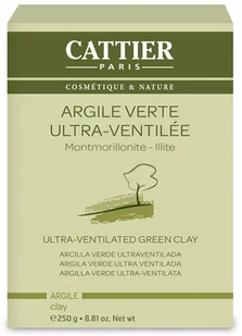Cattier (kosmetyki) GLINKA ZIELONA W PROSZKU DO TWARZY I CIAŁA EKO 250 g - BP_9558 - Kremy do twarzy - miniaturka - grafika 2
